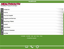 Tablet Screenshot of healthsouthlasvegas.com